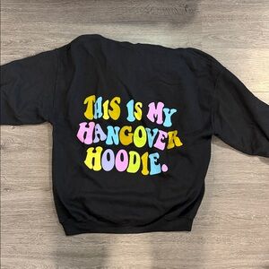 Black Hangover Hoodie